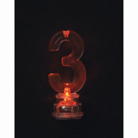 Light up number candles