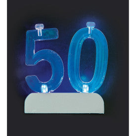 Light up number candles