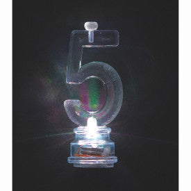 Light up number candles