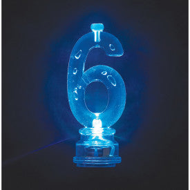 Light up number candles