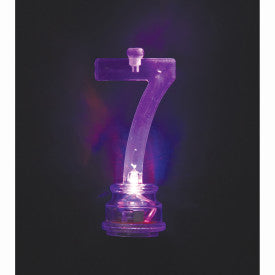 Light up number candles
