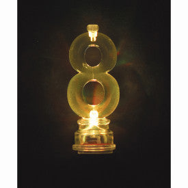 Light up number candles