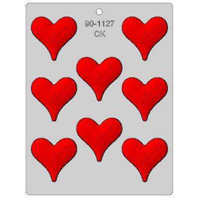 Heart and Love Chocolate Molds