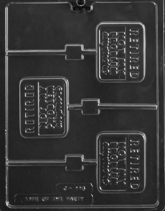 Retirement Chocolate Molds