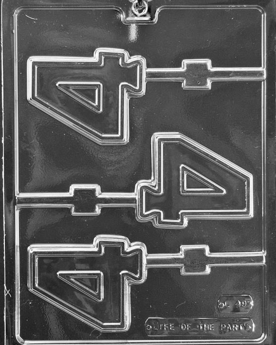 Number Chocolate Molds