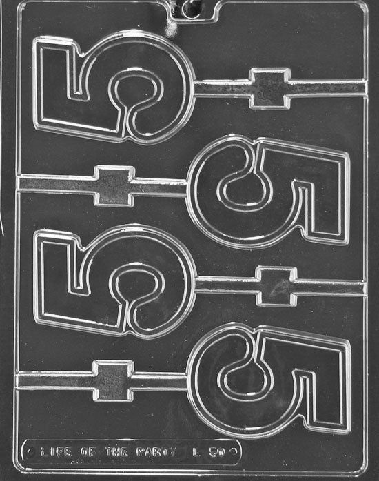 Number Chocolate Molds