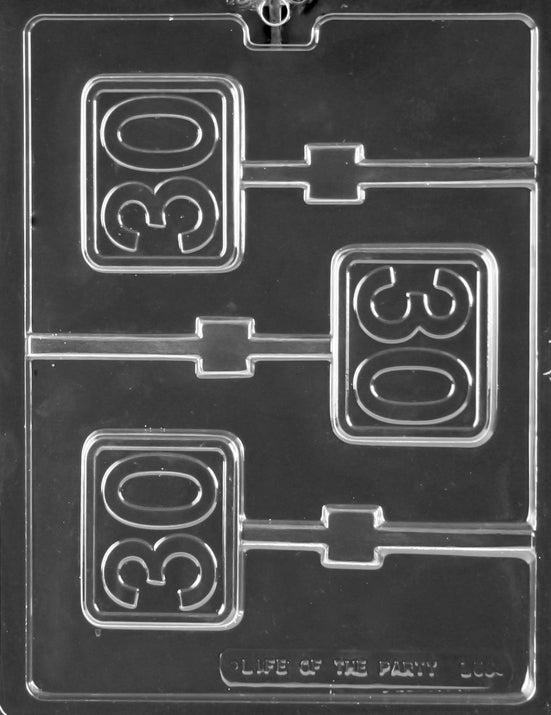 Number Chocolate Molds