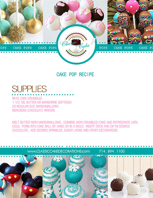 Cake Pops Recipe