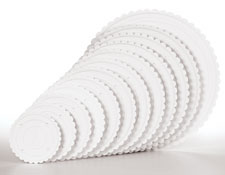 Decorator Prefered Scalloped Edge Plates