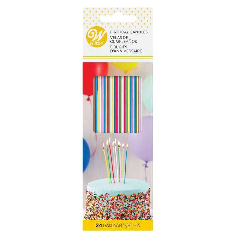 Colorful Birthday Candles