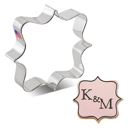 Square Plaque "4"