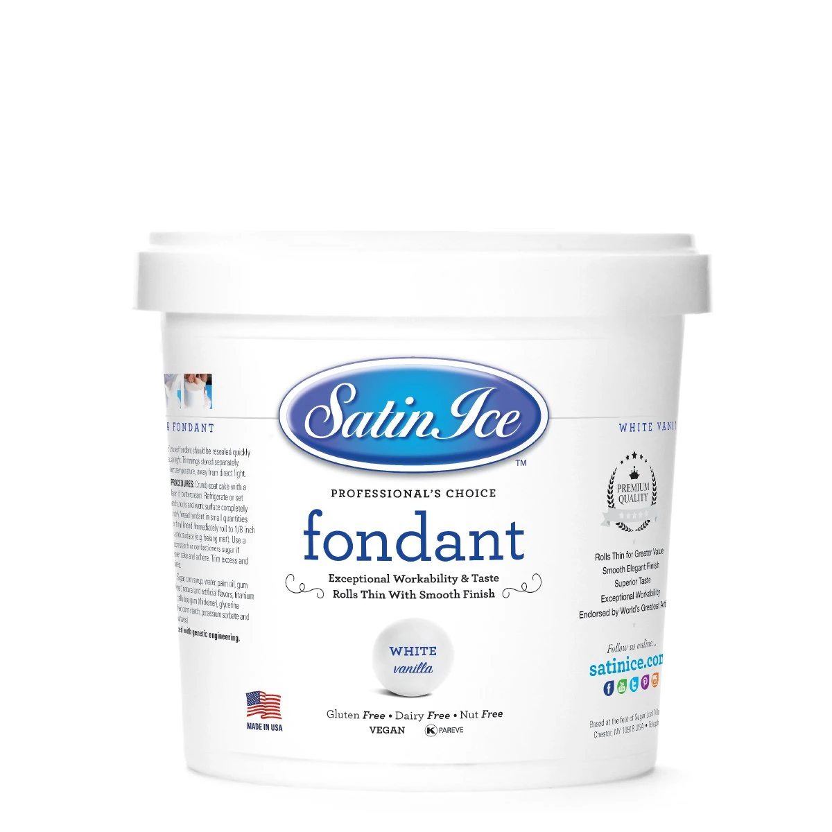 Satin Ice Fondant - 2 lbs.