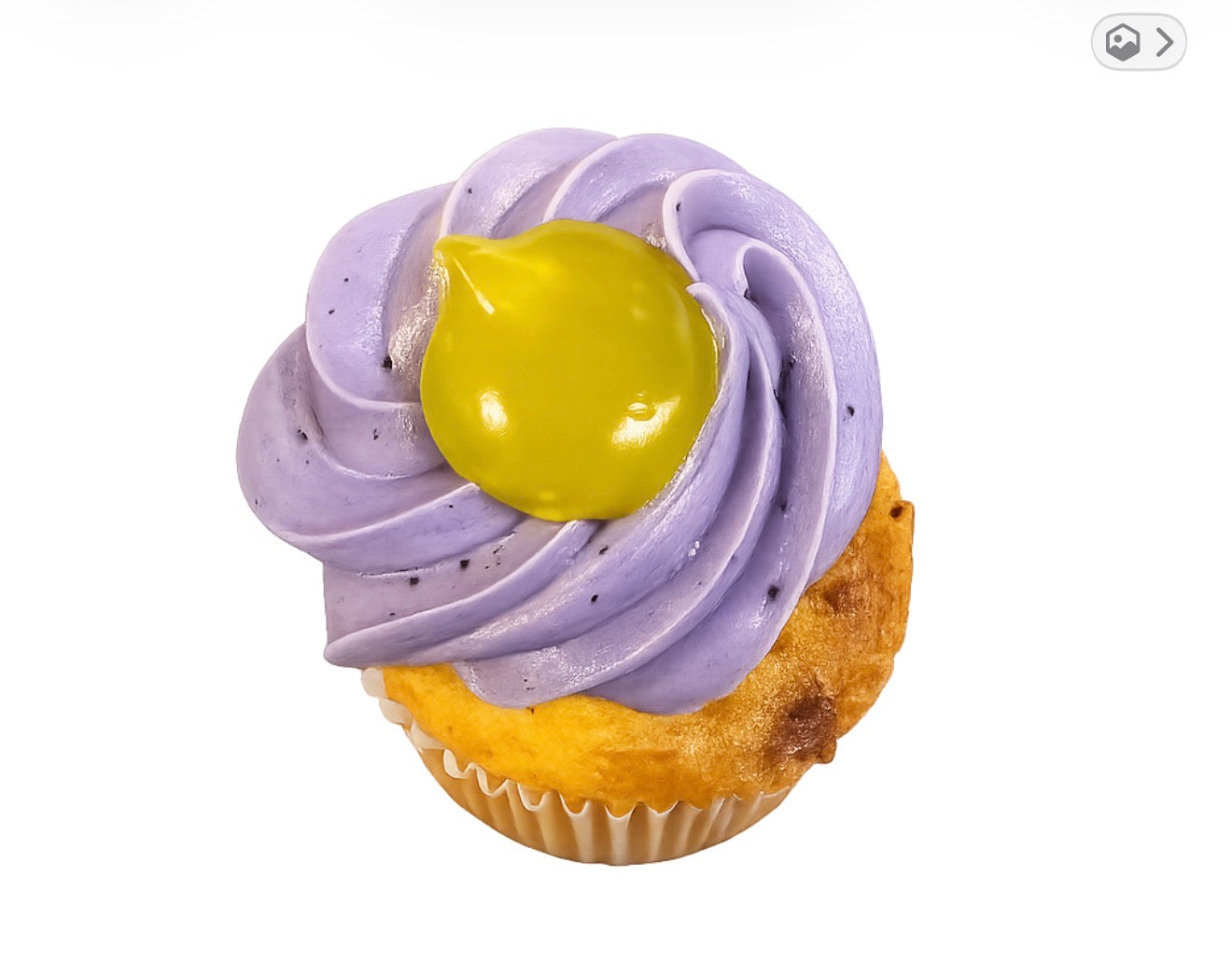 Lemon Blueberry Cupcake