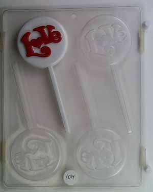 Heart and Love Chocolate Molds