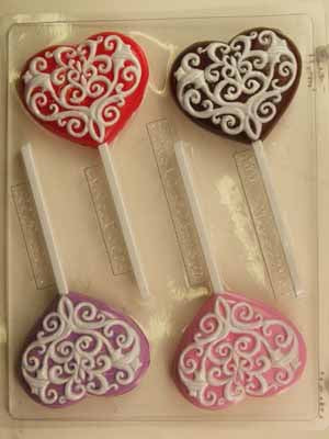Heart and Love Chocolate Molds